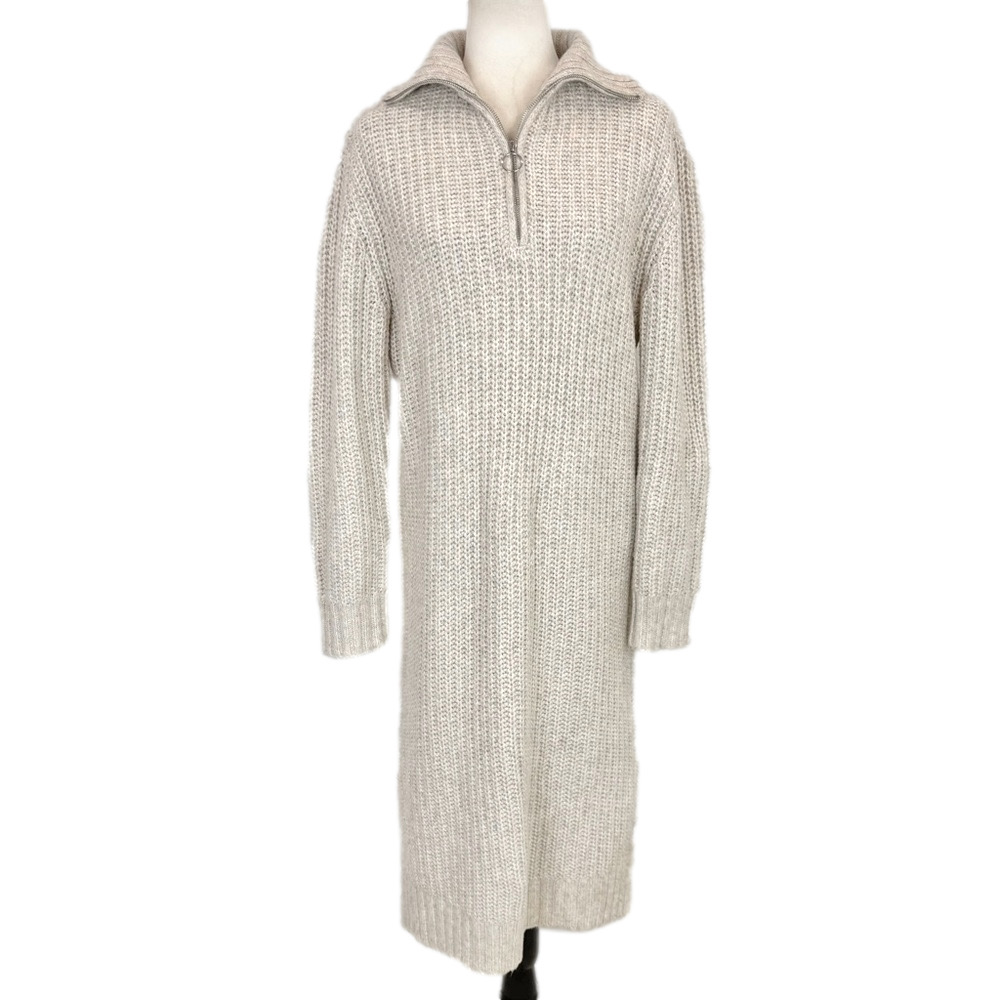 Kaisley cream knit sweater dress